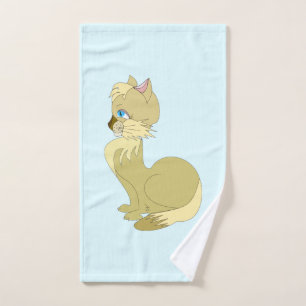Beautiful Cat Bath Towel Set - Customisable