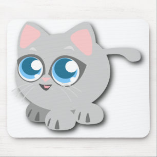 Beautiful Cat Mouse Mat