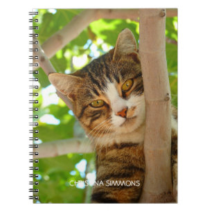 Beautiful Cat Personalised Notebook