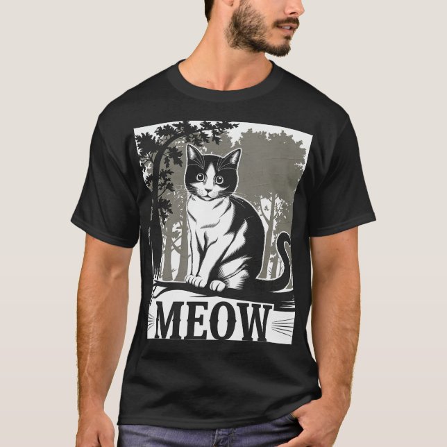 Beautiful cat t shirt design  (Front)