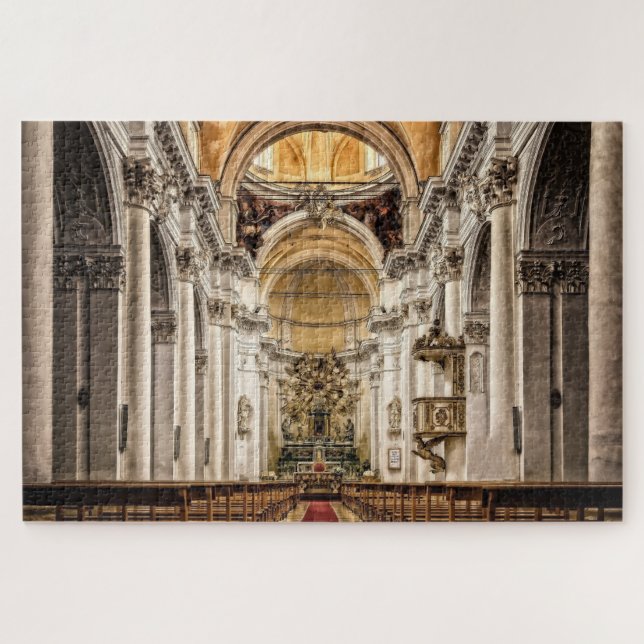 Beautiful Cathedral internal Scene Jigsaw Puzzle (Horizontal)