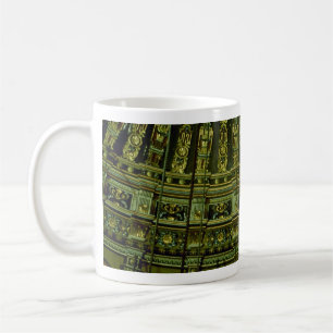 Beautiful Ceiling details in the interior of mosqu Coffee Mug