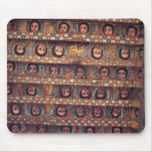 Beautiful Ceiling of Debre Birhan Selassie Church Mouse Mat