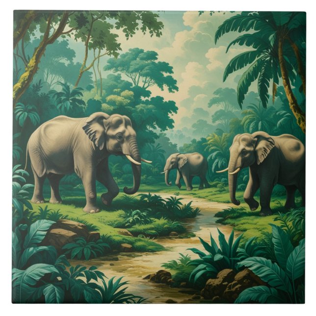 Beautiful Ceramic Tile (Front)