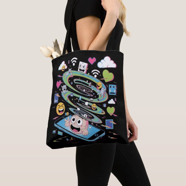 Beautiful Chaos  Tote Bag (Close Up)