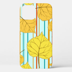 Beautiful cheerful autumn seamless pattern with co iPhone 12 case
