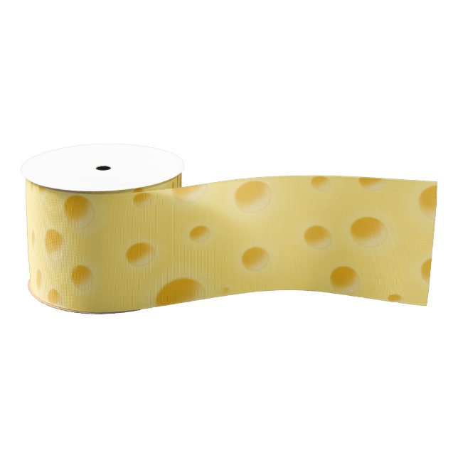 Beautiful Cheese Food & Entertainment Monogrammed Grosgrain Ribbon (Spool)