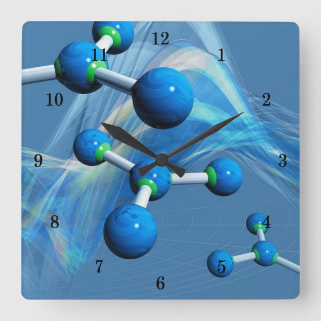 Beautiful Chemistry Wall Clock (Front)