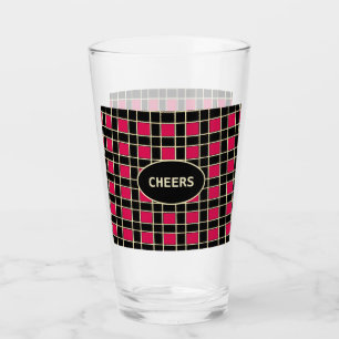 Beautiful Chequered Pattern Glass