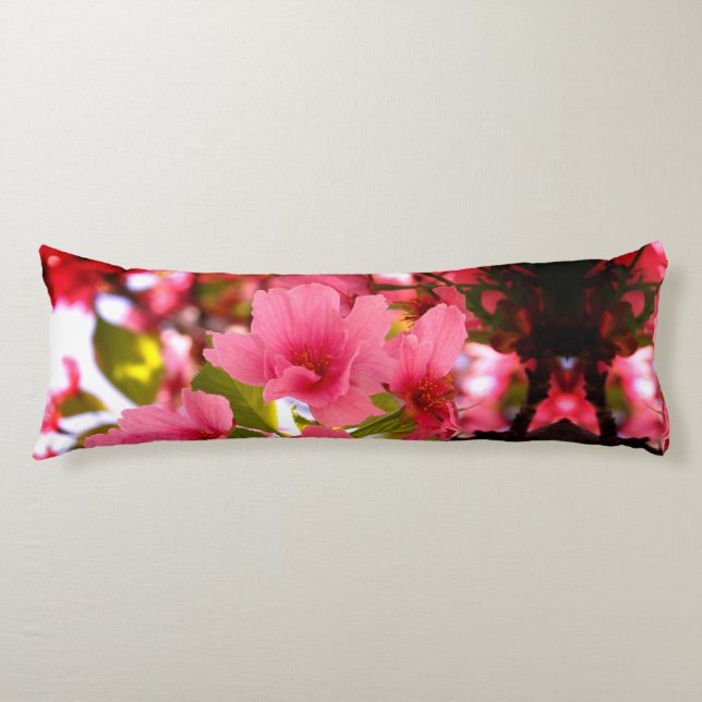 beautiful cherry blossom Round throw cushion 41 cm (Front)