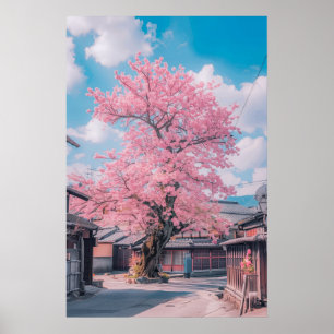 Beautiful Cherry Blossom Tree Poster