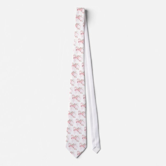 Beautiful Cherry Blossoms Tie (Front)