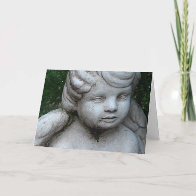 Beautiful Cherub All Occasions Greeting Card  (Front)