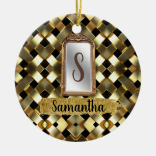 Beautiful Chic Girly Mirror Elegant Bday Gift Ceramic Tree Decoration
