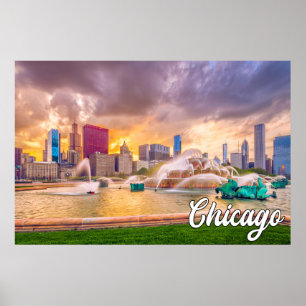 Beautiful Chicago, Illinois, United States Poster
