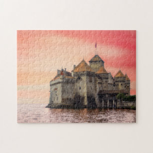 Beautiful Chillon Castle Puzzle