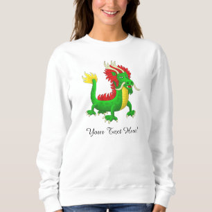 Beautiful Chinese Azure Dragon Sweatshirt