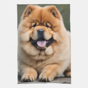 Beautiful Chow Chow Tea Towel