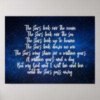 Beautiful Christian Prayer Stars Night Sky Poem 