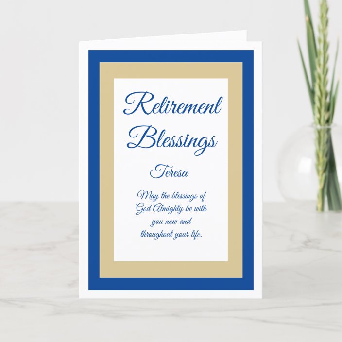 Beautiful Christian retirement card | Zazzle.co.uk