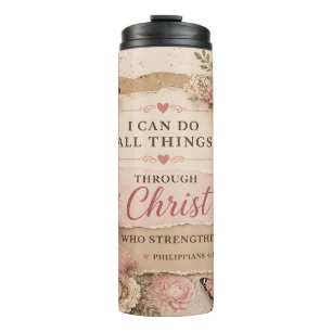 Beautiful Christian Scripture Thermal Tumbler