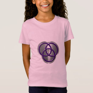 Beautiful Christian Trinity Rings with Cross T-Shirt