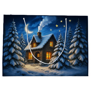 Beautiful Christmas and New Year gift Large Gift Bag