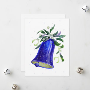 Beautiful Christmas Bell Holiday Card