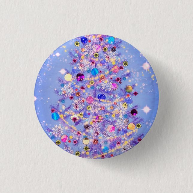 Beautiful Christmas Button (Front)