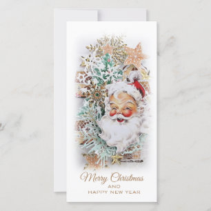 Beautiful Christmas card with Santa