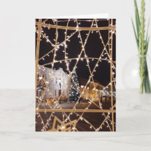 Beautiful Christmas design blank card