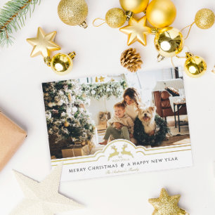 Beautiful Christmas Frame Personalised Photo Holiday Card