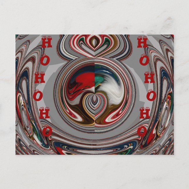 Beautiful Christmas Hearts Holiday Season Colors  (Front)