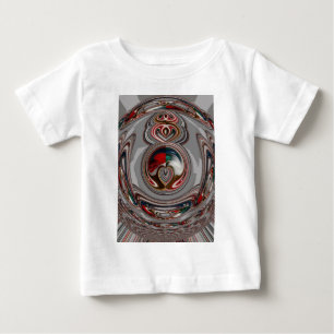 Beautiful Christmas Hearts Holiday Season Colours  Baby T-Shirt