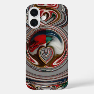 Beautiful Christmas Hearts Holiday Season Colours  iPhone 16 Case