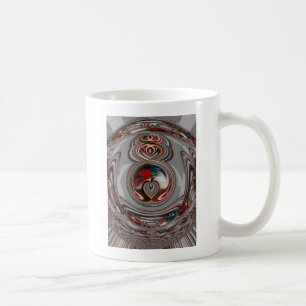 Beautiful Christmas Hearts Holiday Season Colours  Coffee Mug