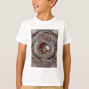 Beautiful Christmas Hearts Holiday Season Colours T-Shirt