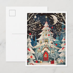 Beautiful Christmas Postcard