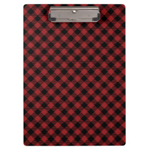 Beautiful Christmas Red Buffalo Plaid Clipboard