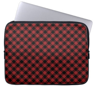 Beautiful Christmas Red Buffalo Plaid Laptop Sleeve