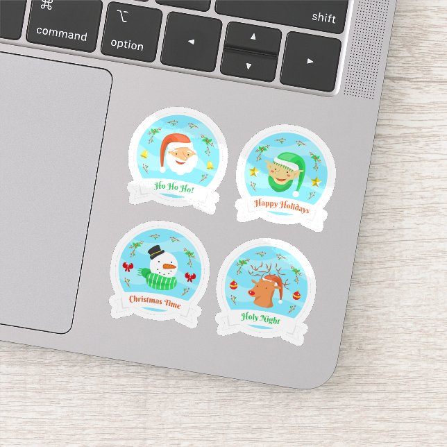 Beautiful christmas sticker collection  (Detail)