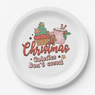 Beautiful Christmas Table Ware Paper Plate