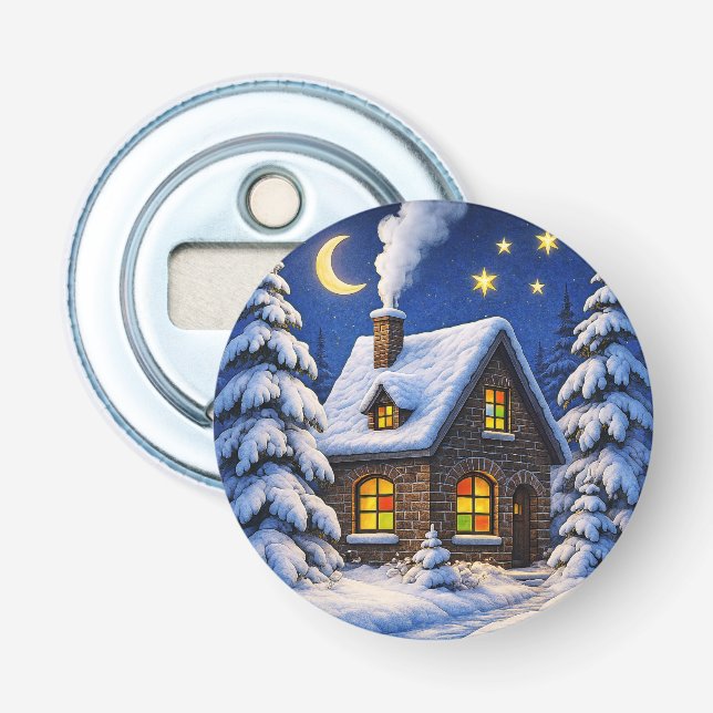 Beautiful Christmas themed Bottle Opener (Front)