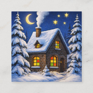 Beautiful Christmas themed Enclosure Card