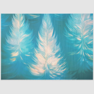 Beautiful Christmas Trees Light Sparkle Christmas Tissue Paper