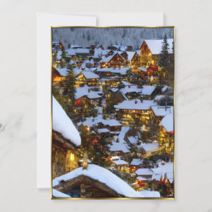 Beautiful Christmas View  2 Invitation