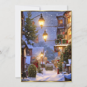 Beautiful Christmas View 3 Invitation