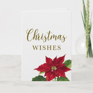 Beautiful Christmas Wishes Holiday Greeting Card
