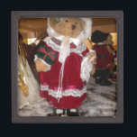 Beautiful Christmas with Love Have a Nice Day and  Jewellery Box<br><div class="desc">3" Square Gift Box</div>