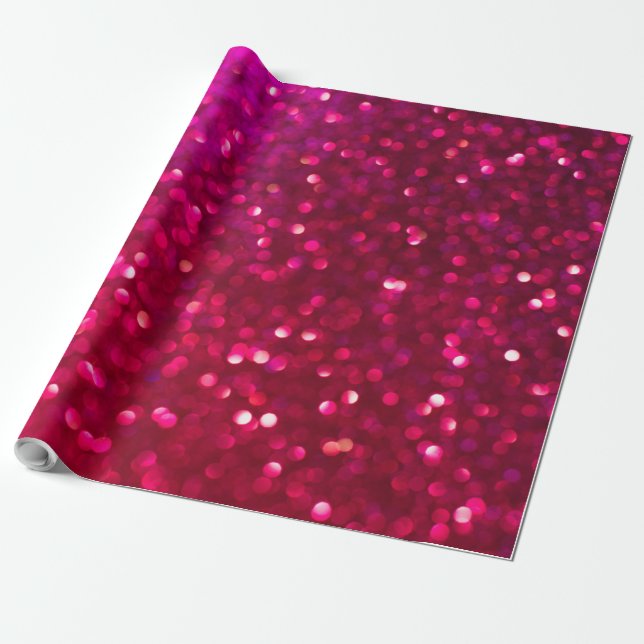 beautiful christmas wrapping paper with bokeh (Unrolled)